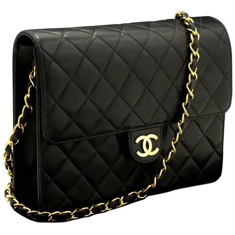 chanel chain bag black shoulder 2015|Chanel single pocket shoulder bags.